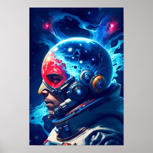 Póster Jinete espacial (Frente)