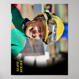 Póster Jinete, Jackie Davis