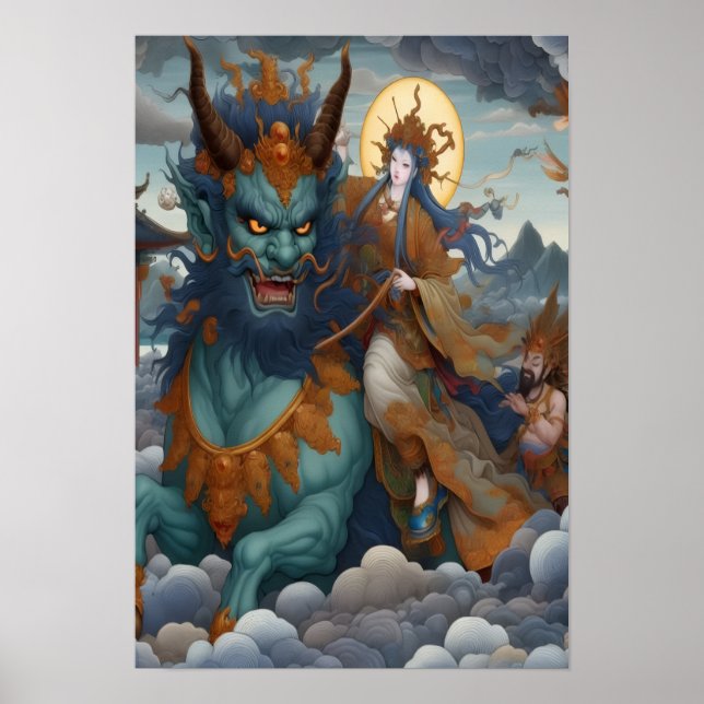 Póster Jinete Oni (Frente)