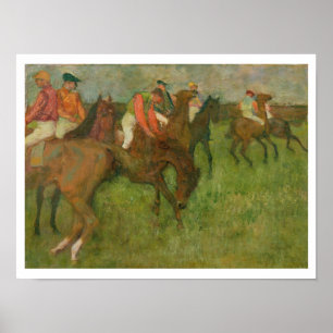 Póster Jinetes de Edgar Degas el  , 1886-90