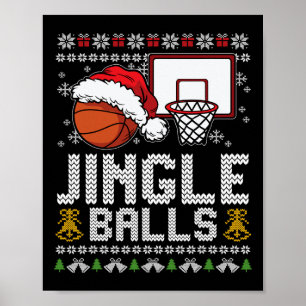 Póster Jingle Balls Navidades feos Pajama Guay Sport Mamá
