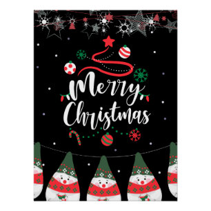 Póster Jingle Bells Joyful Greetings Collection
