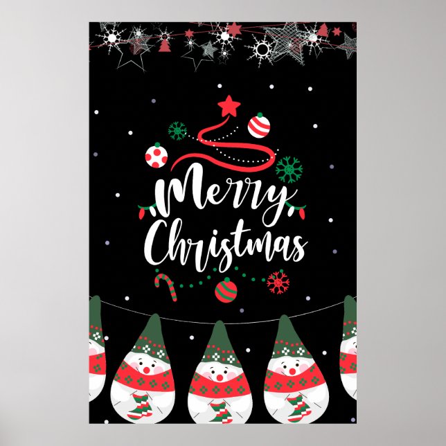 Póster Jingle Bells Joyful Greetings Collection (Frente)