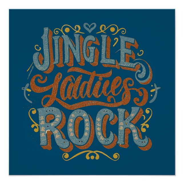 Póster Jingle ladies rock (Anverso)