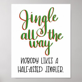 Póster Jingle todo el camino imprimir