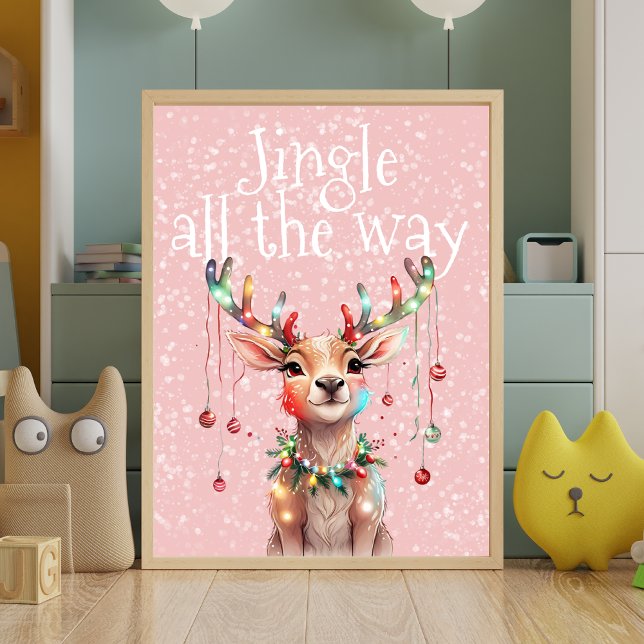 Póster Jingle todo el camino renos y Navidades ilumina (Subido por el creador)