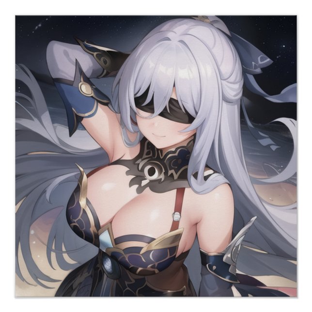 Póster Jingliu HSR (Anverso)