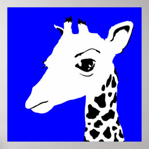 Póster jirafa