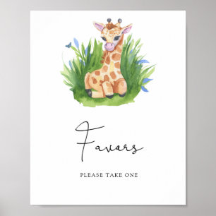 Póster Jirafa - Favoritos