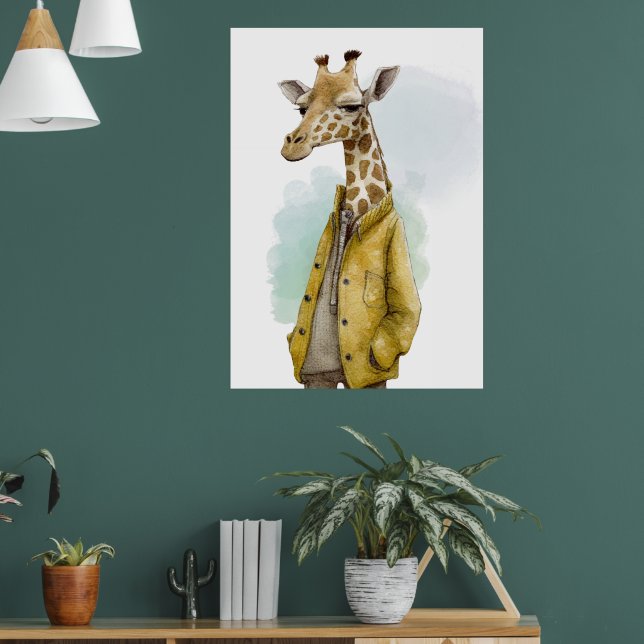 Póster Jirafa PAU (Salón 1)