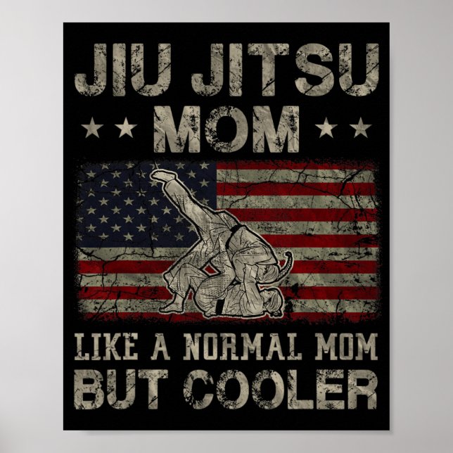 Póster Jitsu Mamá Como Una Mamá Normal Pero Más Guay Día  (Frente)