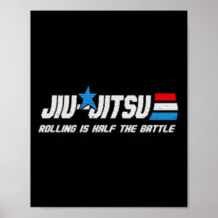 Póster Jiu-jisu Bjj Mma Karate Artes Marciales