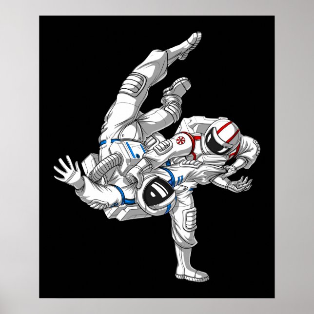 Póster Jiu-Jitsu Astronauts (Frente)