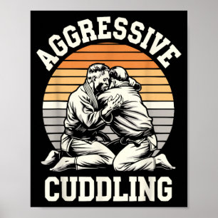Póster Jiu Jitsu BJJ Artes Marciales Mixtas MMA Combate