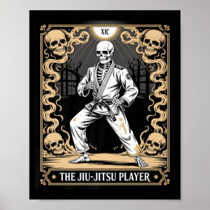 Póster Jiu-Jitsu BJJ Tarot Judo Artes Marciales MMA