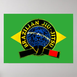 Póster Jiu-Jitsu brasileño