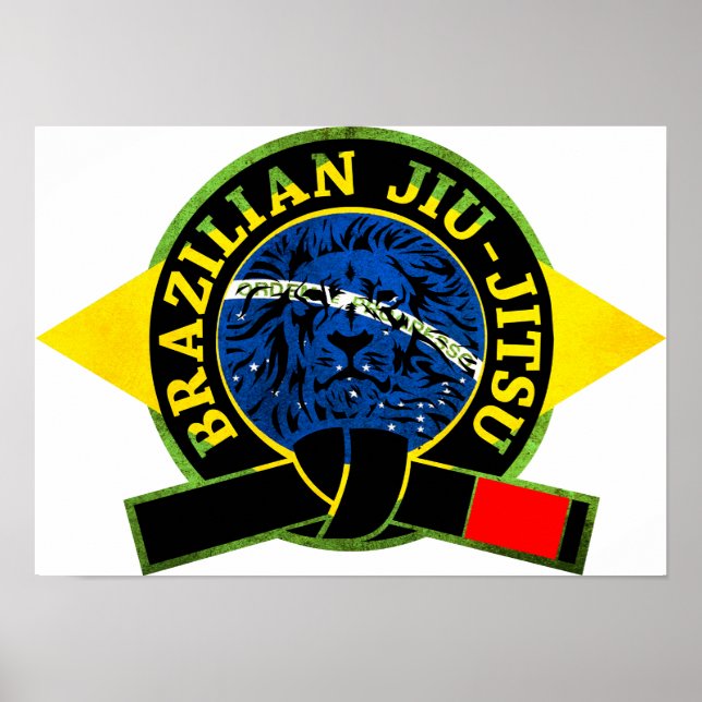 Póster Jiu-Jitsu brasileño (Frente)