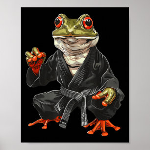 Póster Jiu-Jitsu Toad MMA Kickboxing Artes Marciales