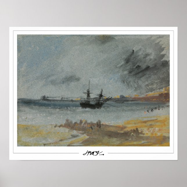 Póster JMW Turner Zedign Art Poster #21-3 (Frente)