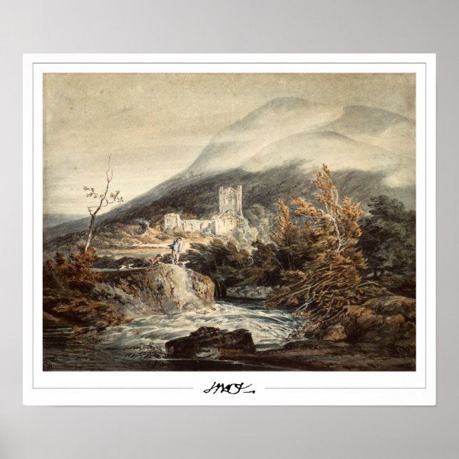 Póster JMW Turner Zedign Art Poster #2-3 (Frente)