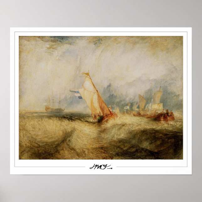 Póster JMW Turner Zedign Art Poster #32 (Frente)