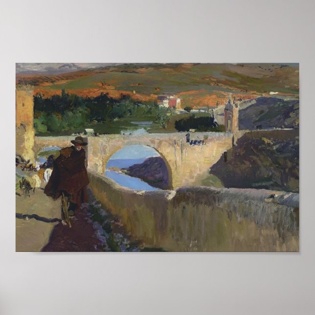 Póster Joaquín Sorolla - Ciego de Toledo (Frente)