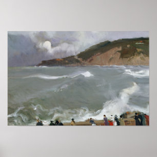 Póster Joaquin Sorolla - Desglose Water, San Sebastián