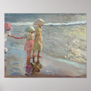 Póster Joaquin Sorolla - Las Tres Hermanas