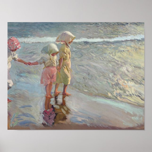 Póster Joaquin Sorolla - Las Tres Hermanas (Frente)