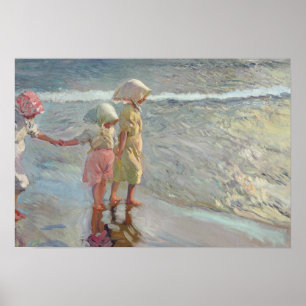 Póster Joaquin Sorolla - Las Tres Hermanas