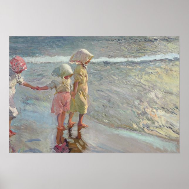 Póster Joaquin Sorolla - Las Tres Hermanas (Frente)