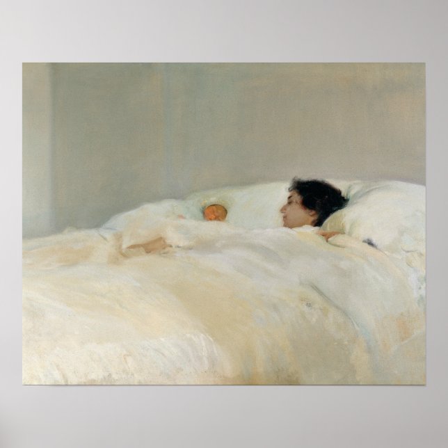 Póster Joaquin Sorolla - Madre (Frente)