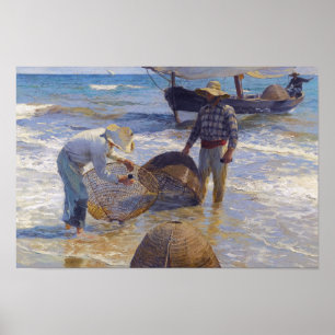 Póster Joaquin Sorolla - Pescador valenciano