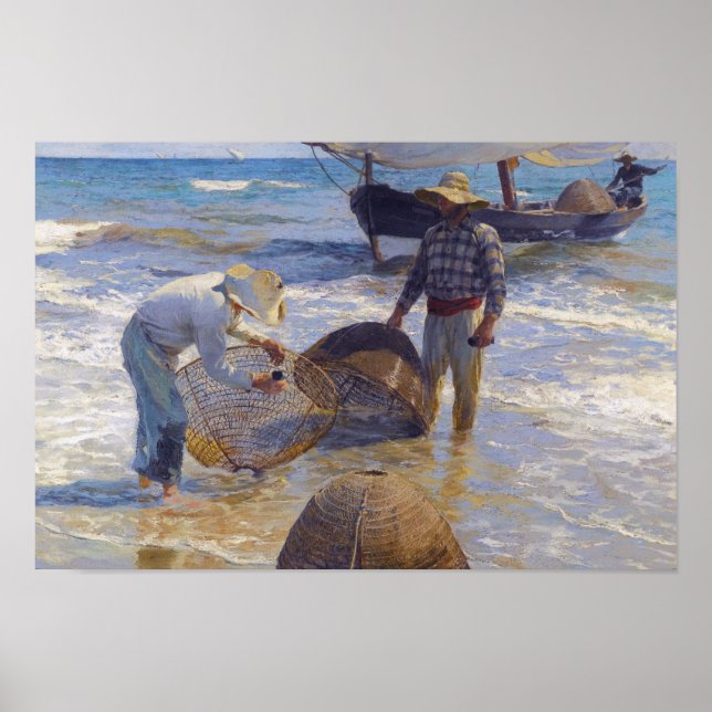 Póster Joaquin Sorolla - Pescador valenciano (Frente)