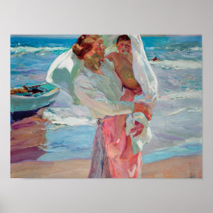 Póster Joaquin Sorolla Y Bastida - Después del baño