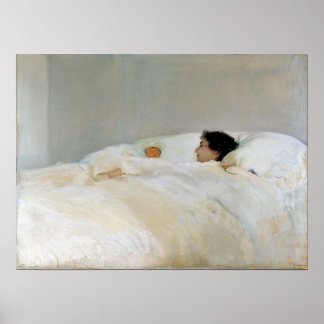 Póster Joaquín Sorolla y Bastida Madre (Frente)