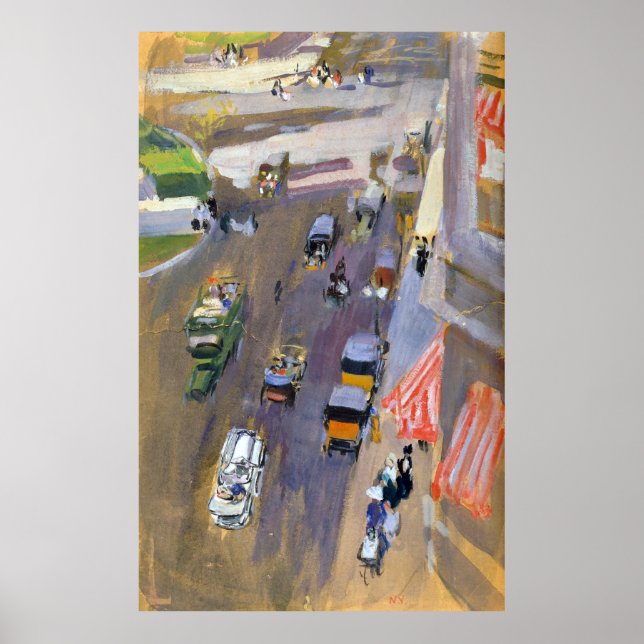 Póster Joaquín Sorolla y Bastida Quinta Avenida, Nueva Yo (Frente)