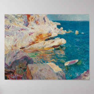 Póster Joaquín Sorolla Y Bastida - Rocas En Javea.