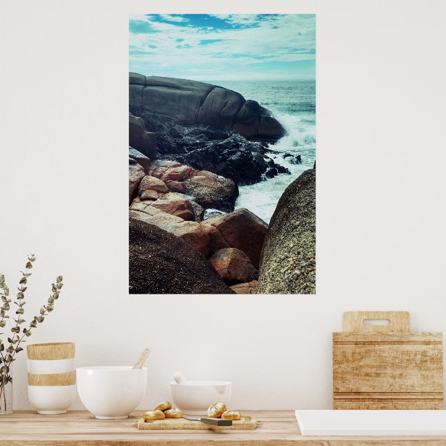 Póster Joaquina - pedras (Cocina)