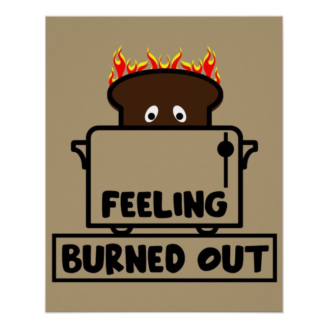 Póster Job Burnout (Anverso)