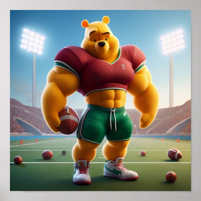 Póster Jock Winnie the Pooh 1 (Frente)