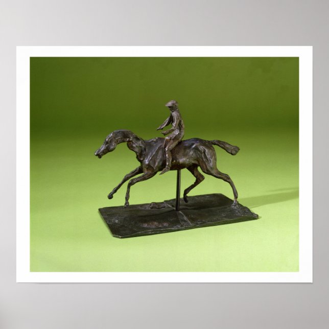 Póster Jockey on a Horse (bronze) (Frente)