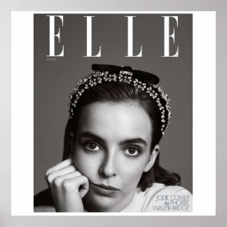 Póster Jodie Comer Elle