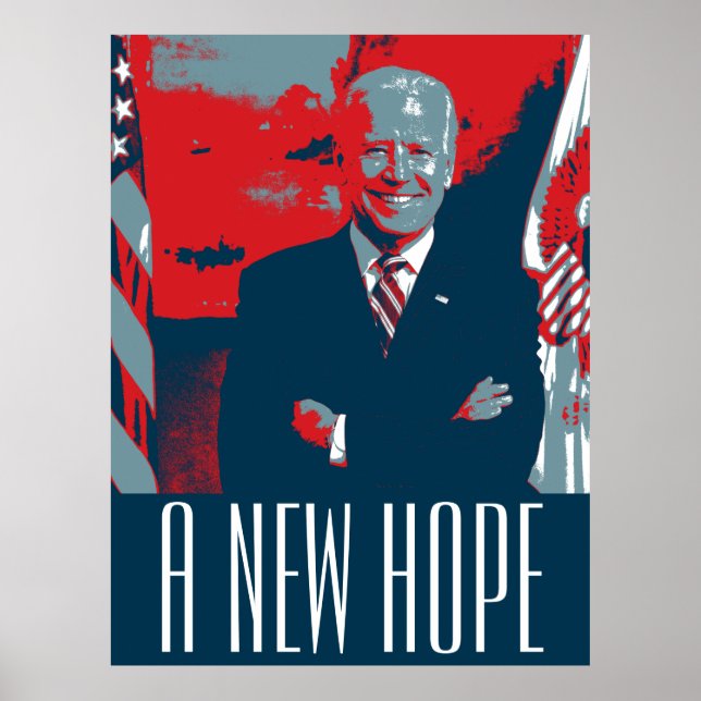 Póster Joe Biden A NEW HOPE (Frente)