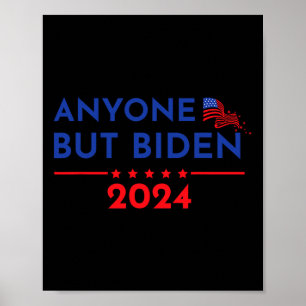 Póster Joe Biden Cualquiera Menos Biden 2024 Trump 1