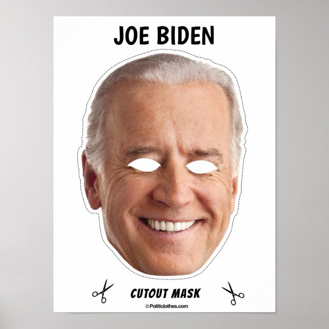 Póster JOE BIDEN Halloween Mask (Frente)