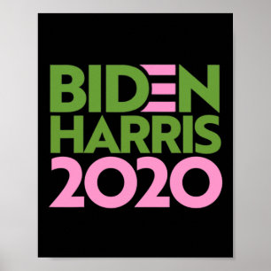 Póster Joe Biden Kamala Harris Elección Demócrata Anti Tr