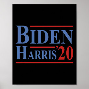 Póster Joe Biden Kamala Harris Presidente demócrata liber
