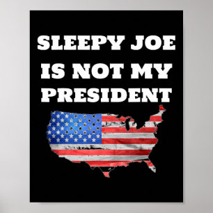 Póster Joe Biden No Es Mi Elección Presidencial Harris En