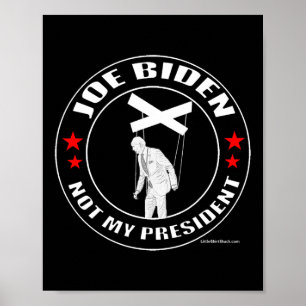 Póster Joe Biden No Es Mi Presidente.Marioneta. Pelosi Tr